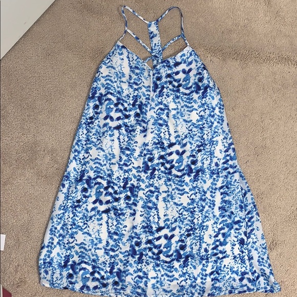 Charolette Russe blue and white dress - Picture 1 of 1